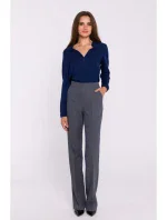 S371 Nohavice Bootcut - sivé S371 Nohavice Bootcut - sivé