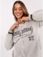 Mikina EM BL 895.13X svetlo šedá