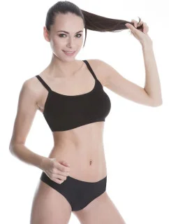 Športová podprsenka Top Funky čierna - Julimex
