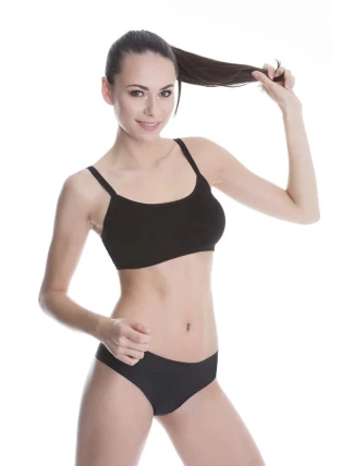Športová podprsenka Top Funky čierna - Julimex