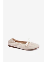 Športové balerínky Peonie 8531 v smotanovej farbe – Sweet Shoes Športové balerínky Peonie 8531 v smotanovej farbe – Sweet Shoes
