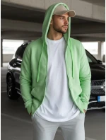 Pánska mikina s kapucňou mint FashionStreet BX5230