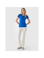 Dámske hladké tričko slim 4F NOSH4TSD001B-36S Dámske hladké tričko slim 4F NOSH4TSD001B-36S