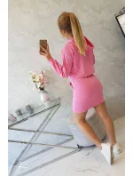 Súprava blúzky so sukňou svetlo ružová