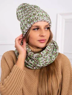Dámska súprava Flawia K269 green+brown