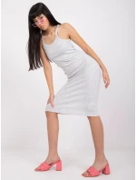 Šaty D16005W30308A svetlo sivé