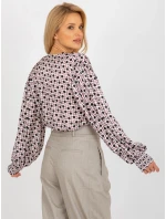 Dámska košeľa LK KS 509017.64 tmavo ružová - FPrice