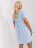 RV SK 8768 šaty.17P svetlo modrá