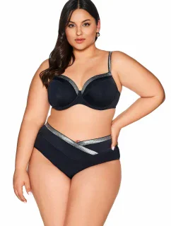 Ava SK 224 Čierna maxi plavková podprsenka s plnými košíčkami