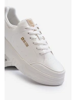 Sneakersy Męskie Memory Foam System Big Star NN174149 Białe