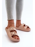 Lekkie Klapki Damskie ZAXY LL285087 Beżowe
