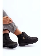 Dámske zateplené snežnice Black Helis