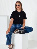 Dámske tričko FLORTA black FashionStreet RY2558