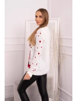 Sveter s Otcom Vianoc ecru Sveter s Otcom Vianoc ecru