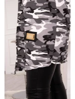Plášť so šedým + čiernym nápisom Plášť so šedým + čiernym nápisom