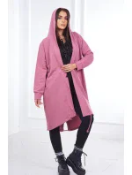 Tmavo ružová bunda s potlačou Tmavo ružová bunda s potlačou