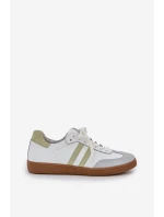 Zazoo N1068 Dámske kožené nízke tenisky White