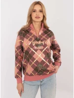 Mikina CLM BL 1259.59 tmavoružová