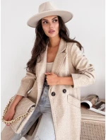 Dámsky svetlý béžový kabát HARVEST FashionStreet TY3883