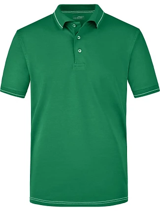 Daiber JN 569 Pánske elastické polo tričko z džerseju 02.0569 írska zelená/biela Daiber JN 569 Pánske elastické polo tričko z džerseju 02.0569 írska zelená/biela