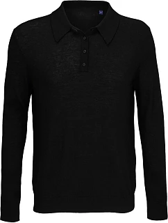 NEOBLU Pánsky pulóver so stojáčikom 24.3986 deep black