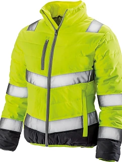 Result R 325F Dámska bezpečnostná bunda 30.325F fluorescenčná žltá/sivá
