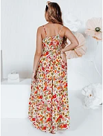 Šaty FLOWMISS Maxi EY2629 bielo-žlto-červené – FashionStreet Šaty FLOWMISS Maxi EY2629 bielo-žlto-červené – FashionStreet