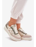 Buty Sportowe Damskie Na Platformie Panterka Zielone Lorori