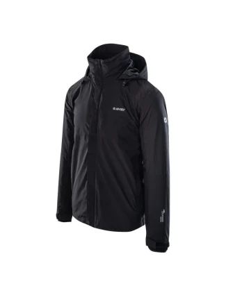Pánska bunda Helmo Black - Hi-Tec Pánska bunda Helmo Black - Hi-Tec