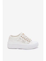 Dámske šnurovacie tenisky LCW-26-44-4480 white . Lee Cooper Dámske šnurovacie tenisky LCW-26-44-4480 white . Lee Cooper