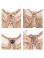 Dámska podprsenka 1396 Crystal beige plus - AVA