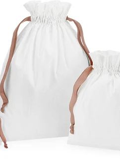 Westford Mill W 121 Bavlnený vak s darčekovou stuhou 50.0121 soft white/rose gold