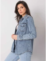 Košeľa EM KS Y5018.89 modrá