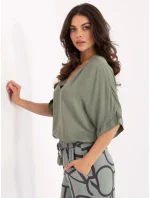 Blúzka TW BZ BI 3228.75 khaki