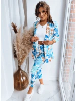 Dámske nohavice FLOWER GARDEN modré FashionStreet UY1471