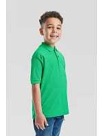 Fruit of the Loom Kids 65/35 Polo Detské piqué polo 16.3417 melírovaná šedá Fruit of the Loom Kids 65/35 Polo Detské piqué polo 16.3417 melírovaná šedá