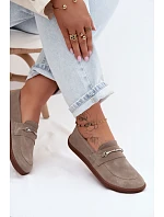 Semišové Mokasyny Barefoot Z Zazoo Cappuccino