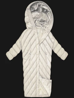 Zimná bunda pre netopiere v ecru farbe (P3-6026-12)