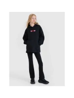 Dievčenská mikina bez prúžkov s kapucňou 4F 4FJRSS25TSWSF2235-20S