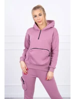 Izolačná sada s ozdobným vreckom tmavo ružová