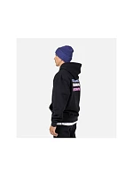 Pánska mikina ROSSIGNOL WATERFALL H RELAX SWEATSHIRT, čierna Pánska mikina ROSSIGNOL WATERFALL H RELAX SWEATSHIRT, čierna