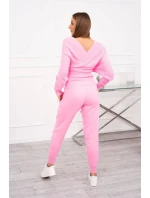 Dvojdielny sveterový set svetlo ružový