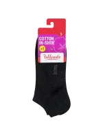 Dámske krátke ponožky 2 páry COTTON IN-SHOE SOCKS 2x - BELLINDA - čierna Dámske krátke ponožky 2 páry COTTON IN-SHOE SOCKS 2x - BELLINDA - čierna