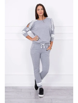 Dievča Revolution šedá sada Dievča Revolution šedá sada