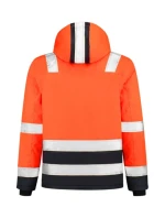 Midi Parka High Vis Bicolor unisex pracovná bunda fluorescenčná oranžová