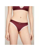 Dámske bikini nohavičky UW0UW04813 VLP bordová - Tommy Hilfiger
