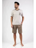 Regina 477 cr/r M-XL W25 pánske pyžamo