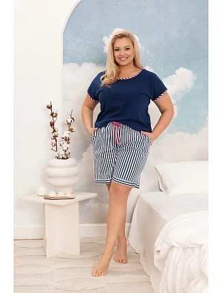 Pyžamo Regina 4004 kr/r 2XL-3XL L26