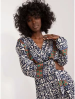 DHJ SK 16656 Šaty.13X tmavomodrá