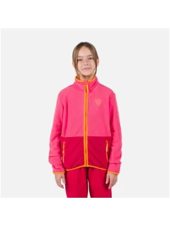 Rossignol Jr Strawpile Fleece Fz Mikina ružová